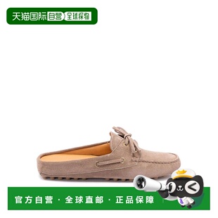 SS2026 TOD XXW22L0KB70M8WC413 女士芭蕾乐福鞋 棕色