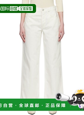 1h可退 潮奢 ANINE BING 女士 灰白色 Manon 牛仔裤 A0610896OFW2