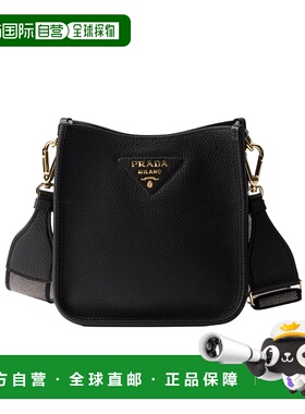 PRADA 女士单肩包 1BH1912DKVV7NOF0632 CO 黑色 皮革迷你单肩包