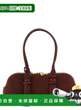 PINKO 女士单肩包 106169A2JHR49Q SS2026 酒红色 'Bowling Bague