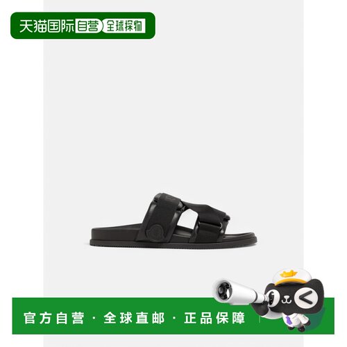 MONCLER 女士拖鞋 K109B4L00040M50999 SS2025 黑色凉鞋