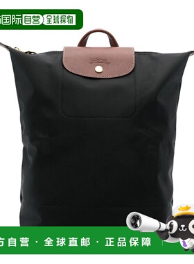 LONGCHAMP 女士双肩包 10284089001 AW2025 黑色 LE PLIAGE ORIGI