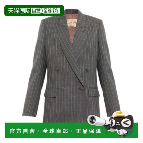 VALENTINO 女士西服 9B3CE5V5A9C1A3 AW2026 灰色 长袖西装外套