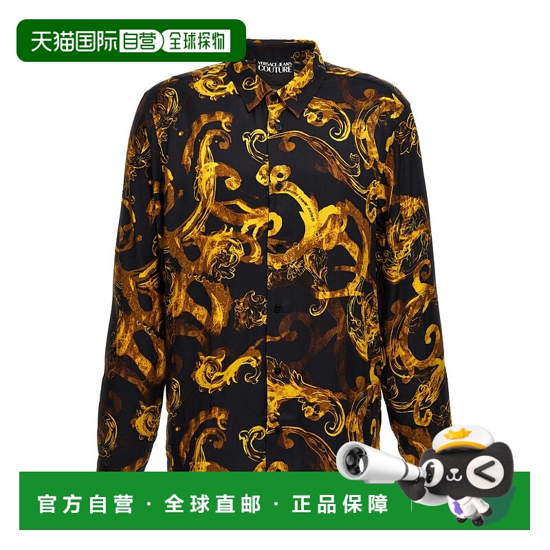 1h可退 VERSACE JEANS 男士衬衫 76GAL2R0NS407G89 SS2024