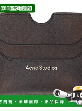 1h可退 潮奢 Acne Studios 艾克妮 女士 棕色卡包 CG0268