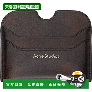 1h可退 潮奢 Acne Studios 艾克妮 女士 棕色卡包 CG0268