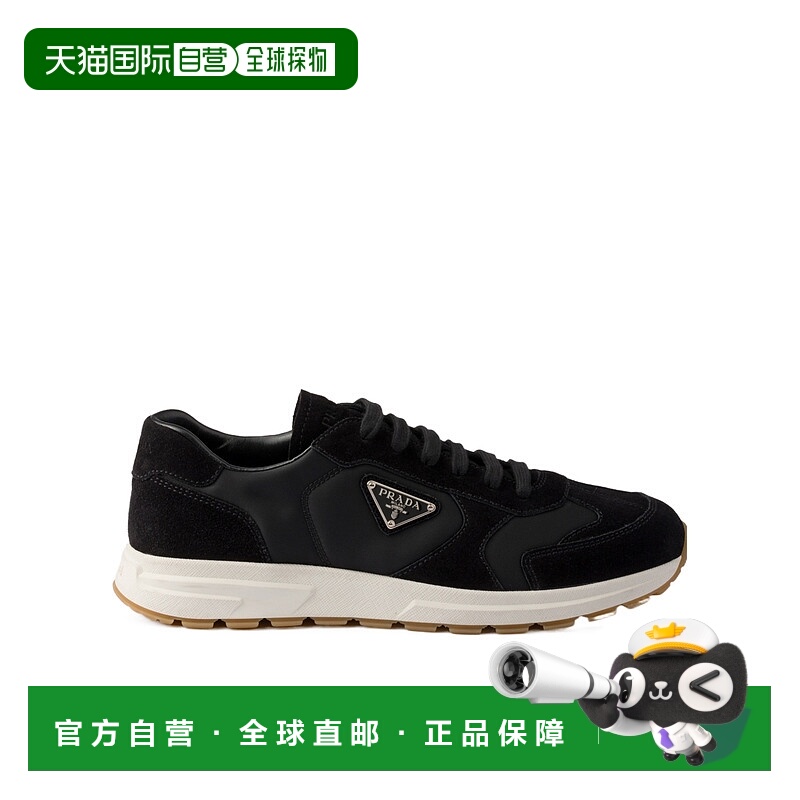1h可退 PRADA 男士运动鞋 2EE455D7RFG000F0632 AW2025 黑色