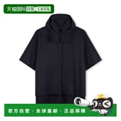 黑色 1h可退 连帽分层斗篷 C20383859 AW2024 CHLOÉ 女童夹克