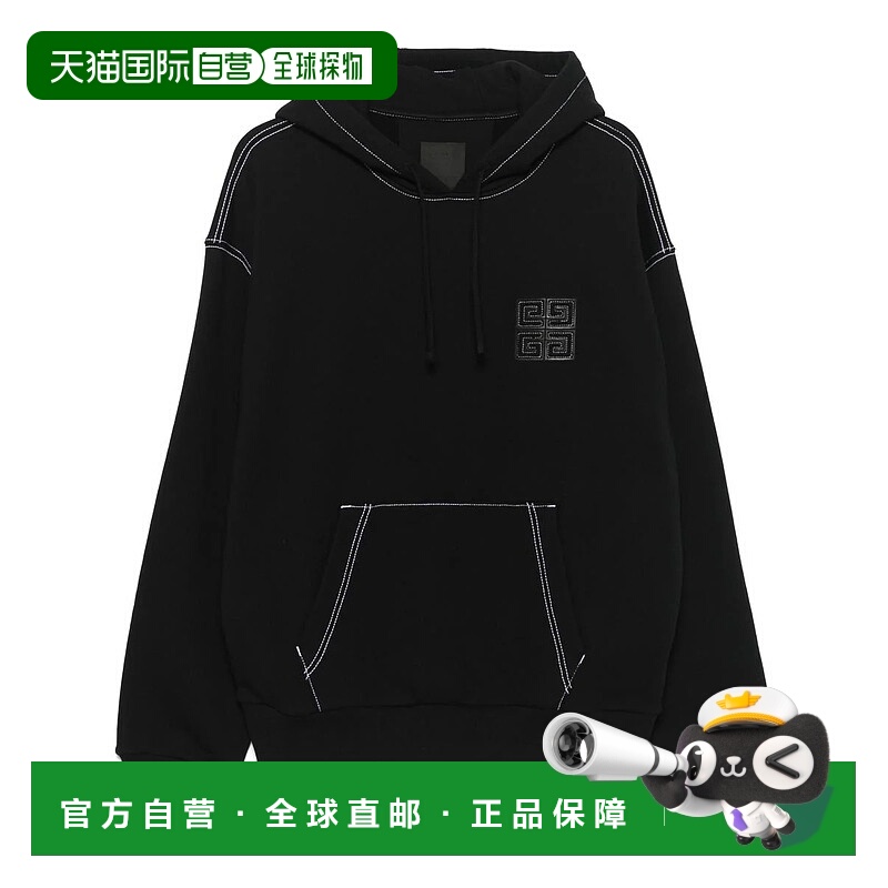 1h可退 GIVENCHY 男士针织毛衣 BMJ0LA3YPQ004-12 SS2025 黑色