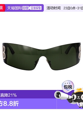 BALENCIAGA 女士太阳镜 BB0359S006 AW2025 巴黎世家军绿色