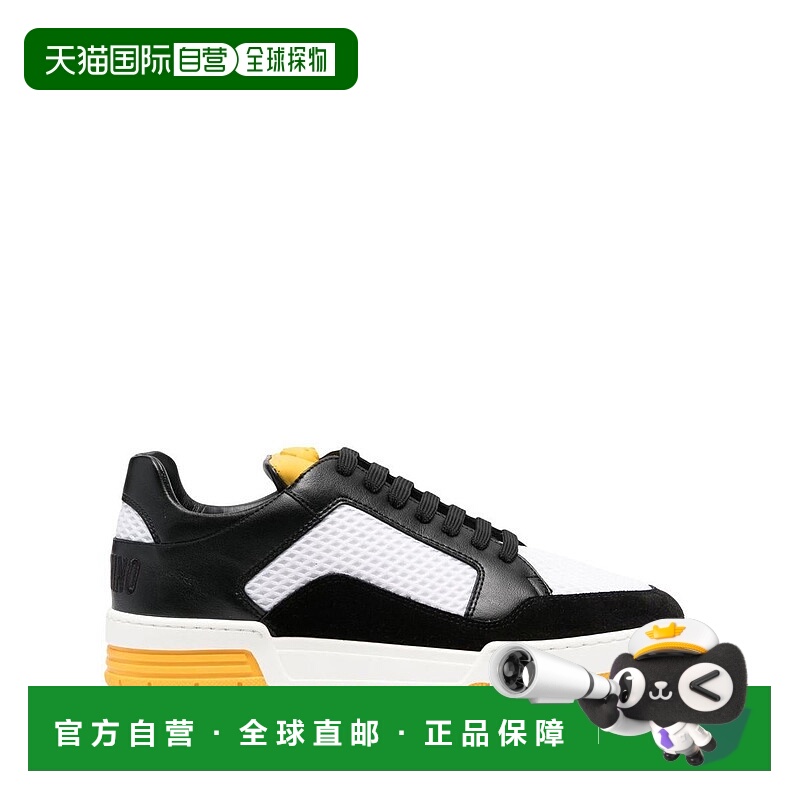 1h可退 MOSCHINO 男士运动鞋 MB15874G0GGH310A SS2023 黑色男鞋