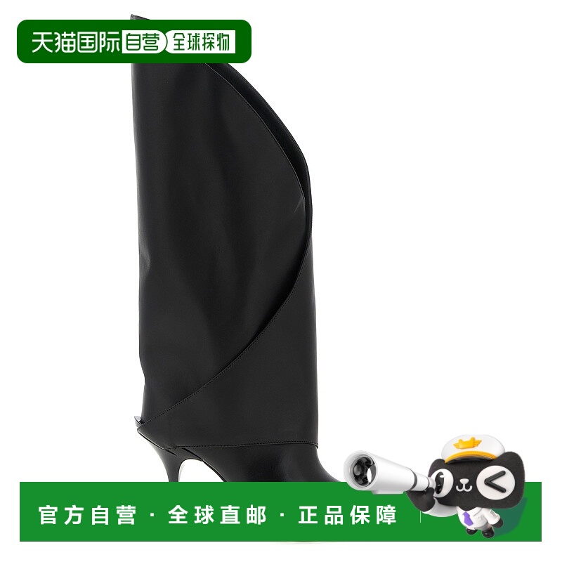 1h可退 BALMAIN 女士靴子 FN1TA144LVIT0PA AW2025 黑色 Twist Bo