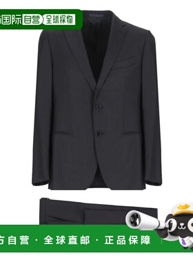 Caruso 男士西服套装 509176MUS10110 AW2024 蓝色 Caruso Suits