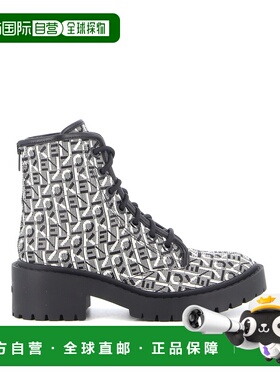 KENZO 女士靴子 FC52BT349F9099 SS2022 黑色 Pike ankle boots