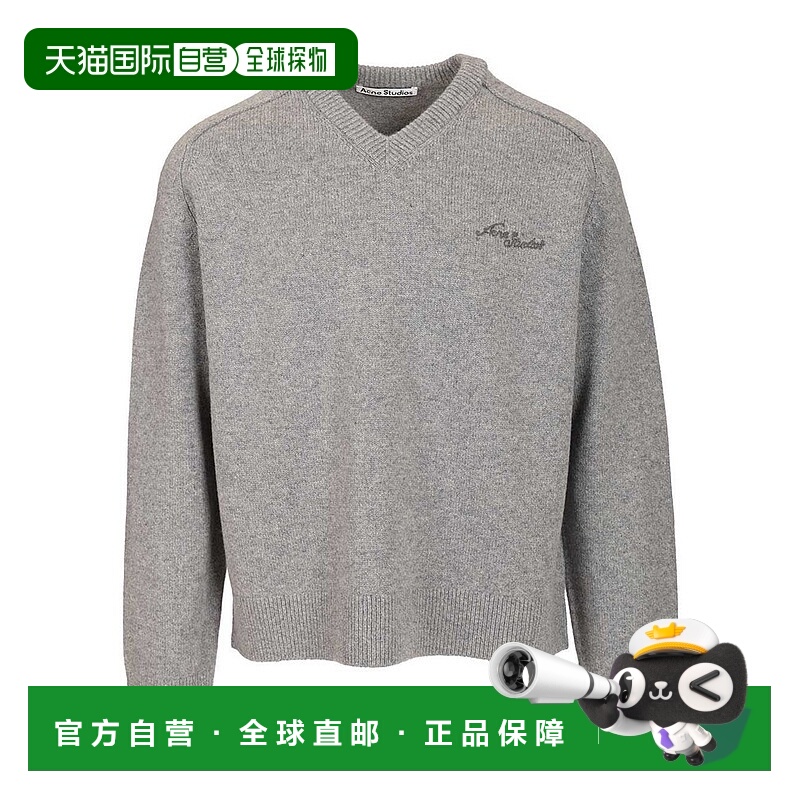 1h可退 潮奢 Acne Studios 艾克妮 男士 V領套頭衫 B60384羊毛