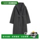 灰色 MAX 羊绒和羊毛连帽大 9016075306001 AW2025 MARA 女士大衣