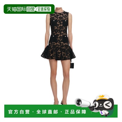 1h可退 SELF-PORTRAIT 女士连衣裙 SS26164SBB SS2026 黑色吊带