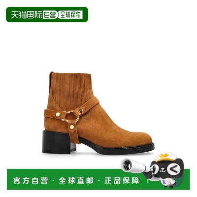 CHLOÉ 女士靴子 CHC25S07PPX217 SS2025 棕色 Heeled ankle boots