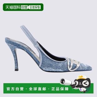 SS2024 Y02985PS288T6348 灰色 Blue DIESEL Denim 女士高跟鞋