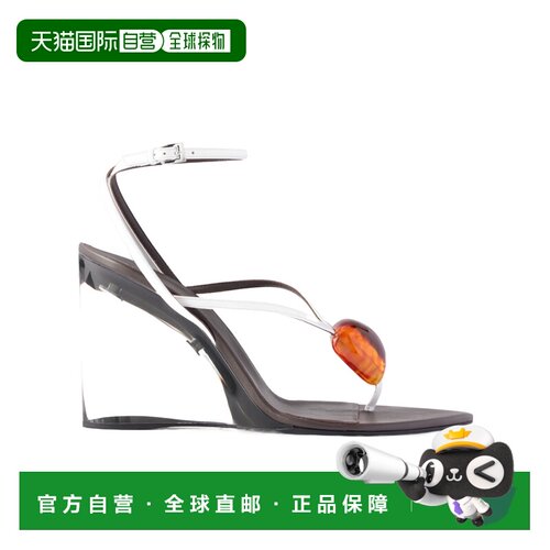 ALAIA 女士凉鞋 AA3S3008I037010 AW2026 灰色 Invisible 90 缀饰