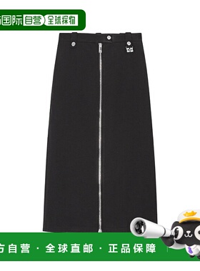 GANNI 女士半身裙 GAW0240BLACK11549 SS2025 黑色 Ganni Skirts