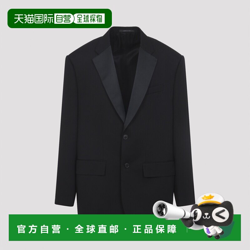 BALENCIAGA 男士西服 857393TNT391000 SS2026 黑【付后1h可退】