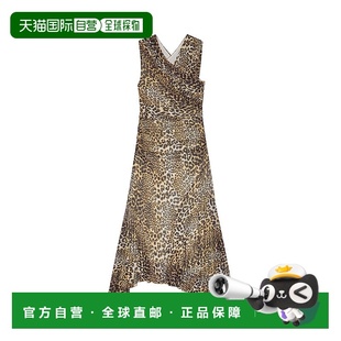 SS2025 GAT4133LEOPARD11536 花色 女士连衣裙 GANNI