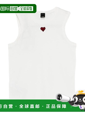 PINKO 女士背心吊带 105741A326Z05 AW2026 白色 Casimiro Tank T