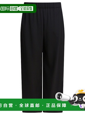 MAX MARA 女士休闲裤  AW2025黑色阔腿裤 2521136018BONN003