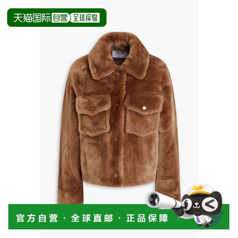 1h可退 潮奢 YVES SALOMON 女士 毛羊皮夹克 24WYV94455MEWOA2113,女装/女士精品,风衣,淘宝优惠券,粉丝福利购,淘宝优惠卷