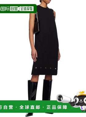 WE11DONE 女士连衣裙 WDKD025660WBK SS2025 黑色 圆领无袖连衣裙