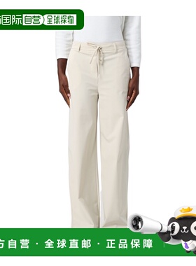 MAX MARA 女士休闲裤 6781066706001 SS2026 白色 腰带袢休闲裤