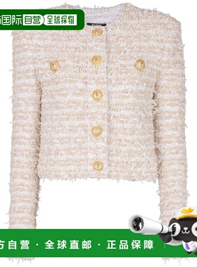 BALMAIN 女士西服 EF1SK248KB19GAD SS2025 白色外套