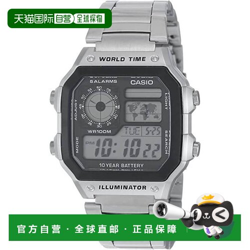 Casio卡西欧手表舒适日常百搭出门AE-1200WHD-1AVDF复古