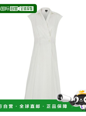 A.P.C. 女士连衣裙 COEVDF35149AAB SS2025 白色 V 领连衣裙