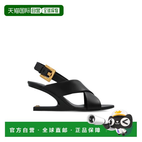 BALMAIN 女士凉鞋 HN1UH283LECX0PA CO 黑色 Anthem高跟凉鞋