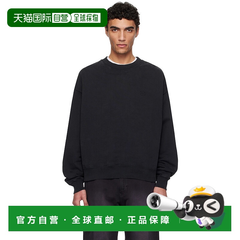 1h可退 潮奢 1017 ALYX 9SM 男士 黑色 Boxy Crewneck 套头衫 AAM