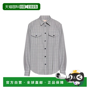 CUMU0368X0UTWA45CHM75 MARNI 男士 衬衫 灰色 SS2026