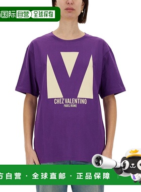 VALENTINO 女士T恤 6B3MG24H95WR1B CO 紫色 