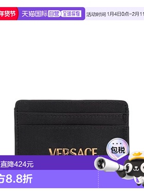 1h可退 潮奢 versace 范思哲 女士 標誌刻字卡夾 10200811A13677
