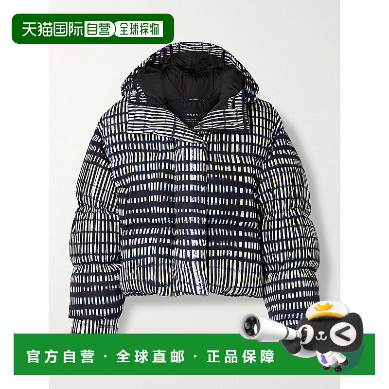 1h可退 潮奢 CORDOVA 女士 Aomori down 连帽印花绗缝滑雪夹克 24