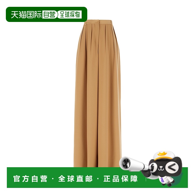 1h可退 MAX MARA 女士休闲裤 TANDEM001 SS2025 驼色 Beige polye