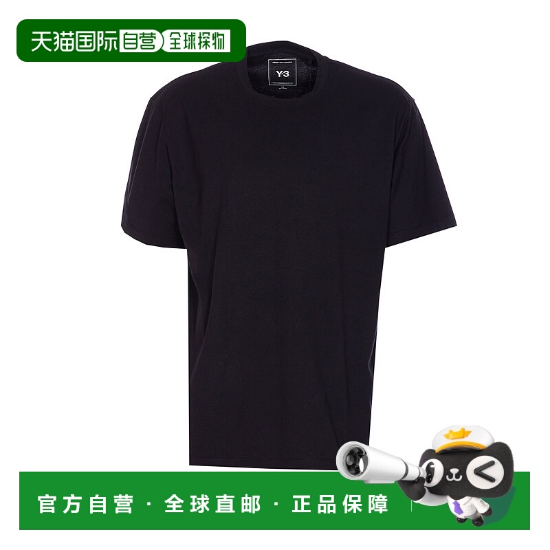 1h可退 Y-3 男士T恤 JX4745BLACK AW2025 黑色 'Y-3 Graphic' T-s