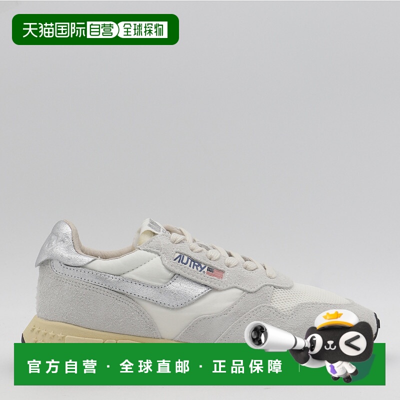 AUTRY 女士运动鞋 WWLWMU01 CO 灰色 REELWIND - suede and techn