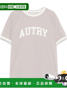 AUTRY 女士T恤 TSPW94CF SS2025 粉红色 logo-print T-shirt
