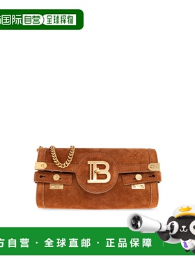 BALMAIN 女士手拿包 GN1LE596LSDL8DF SS2026 棕色 B-Buzz 23 单