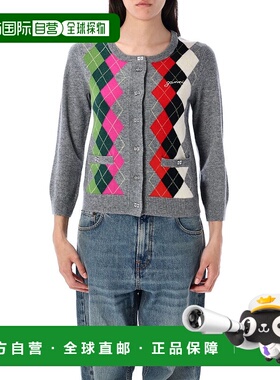 GANNI 女士针织毛衣 25AK25122720921 AW2025 灰色 Ganni Cardiga