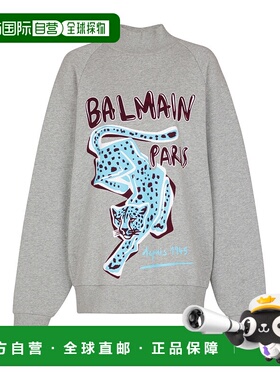 BALMAIN 女士针织衫 FF0JQ050GF20YHU AW2025 灰色 Sweatshirt