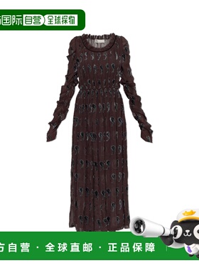 1h可退 TORY BURCH 女士连衣裙 1764800203 SS2026 棕色 Dress wi