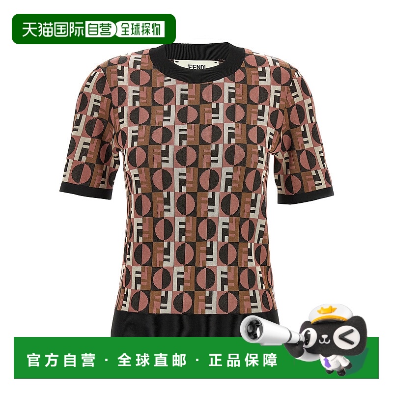 1h可退 FENDI 女士针织衫 FZXE04AYLVF1T6N AW2025 花色 T-SHIRT